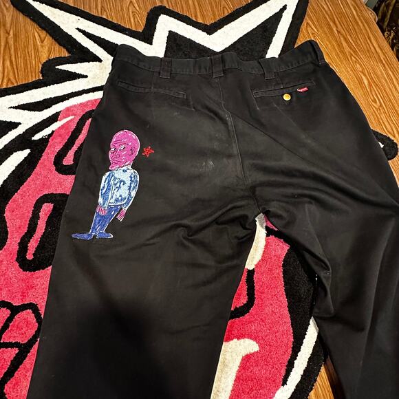 Supreme Daniel Johnston Embroidered Work Pant (SS20) - Size 36 - Lightly Used - Picture 7 of 10